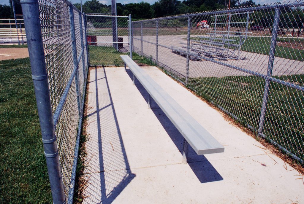 aluminum bench